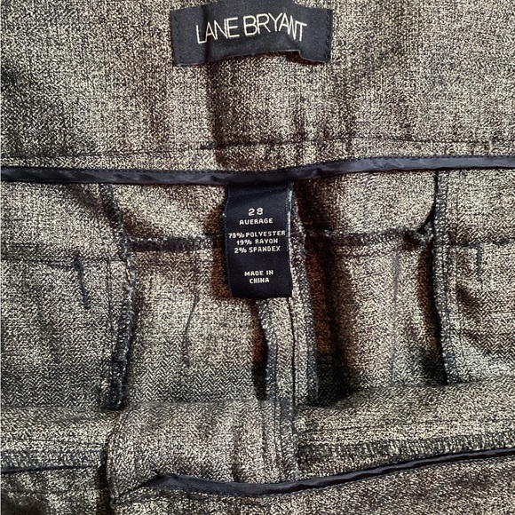 Lane Bryant Tan Flare Trousers, Stretch, Plus Size 28 - Picture 8 of 8